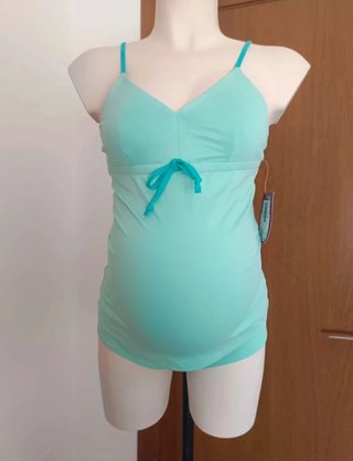 Tankini Premamá Turquesa Talla S