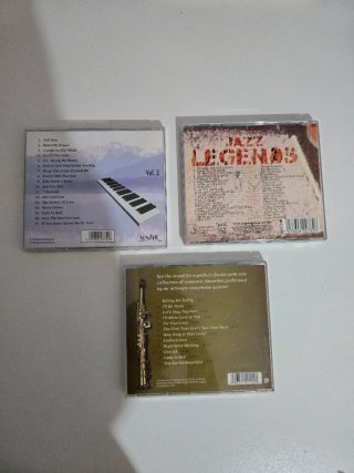 Lote 3 CDs: Jazz Legends, Dinner Music