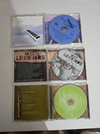 Lote 3 CDs: Jazz Legends, Dinner Music
