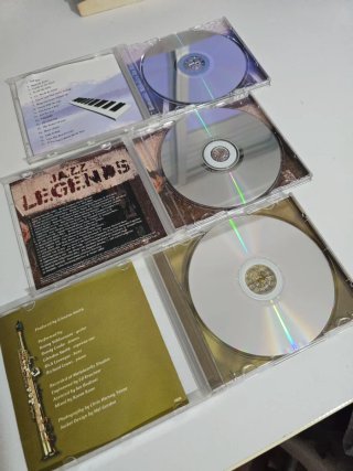 Lote 3 CDs: Jazz Legends, Dinner Music