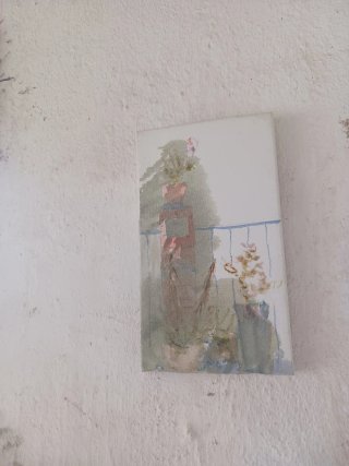 Quadro decorativo con motivo floreale