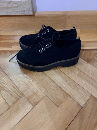 Zapatos negros plataforma