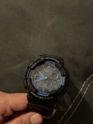 Reloj Casio G-Shock GA-100-1A2 Negro/Azul