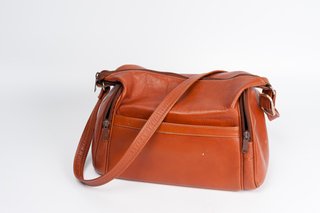 Bolso de Piel Vintage para Cámara - Años 80