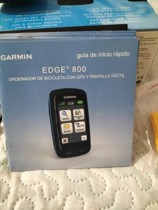 Garmin Edge 800 con accesorios