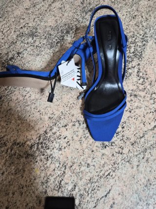 Zapatos Zara Azules Talla 36