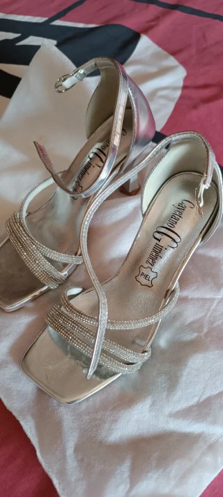 Zapatos de fiesta piel srca Cayetano Giménez T.37