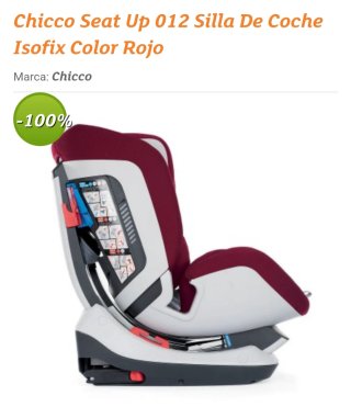 Silla coche Chicco Seat-Up Isofix 0+,1,2