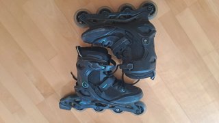 Patines en línea negros T.40