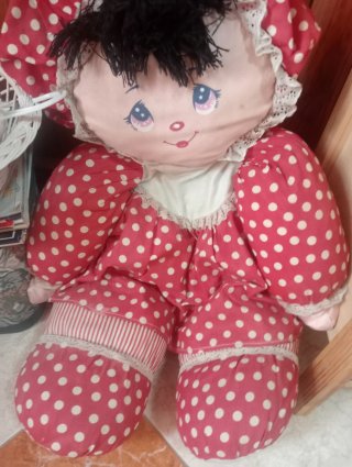 Muñeca de trapo antigua