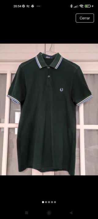 Polo Fred Perry Talla S Verde
