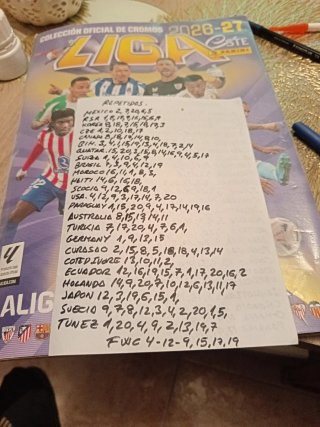 Lote de Cromos mundial 2026