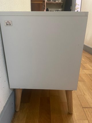 Banco Zapatero Blanco con Asiento