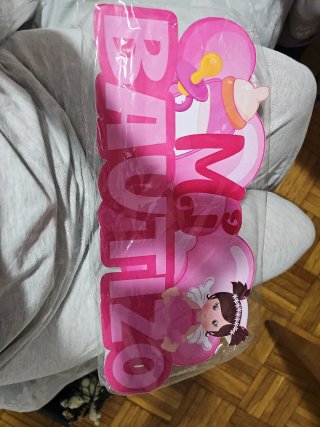 Decoración Bautizo Rosa Bebé
