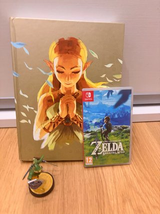 Pack juego Zelda Breath of the Wild, Guía y amiibo