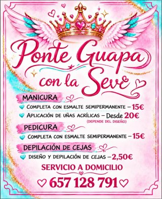 Se hacen uñas a domicilio
