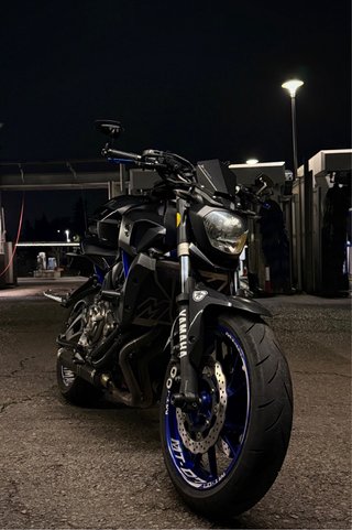 Yamaha MT-07 2014 Negra azul