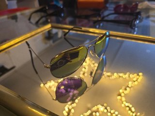 Gafas de sol mujer aviador plata