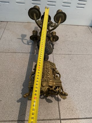 Candelabro de Bronce Antiguo (1910)