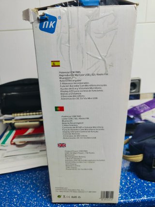 Altavoz NK Torre Bluetooth Karaoke Micrófono Mando