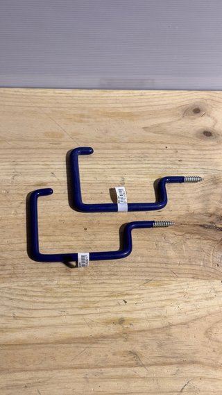 2 Ganchos Mottez Pared para bicicleta