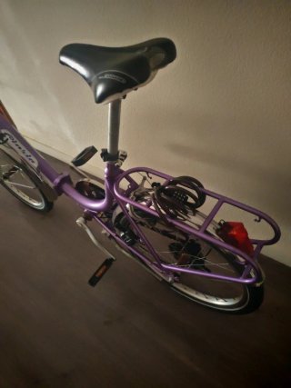 Bicicleta Plegable Cinzia Morada