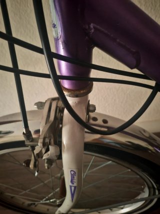 Bicicleta Plegable Cinzia Morada