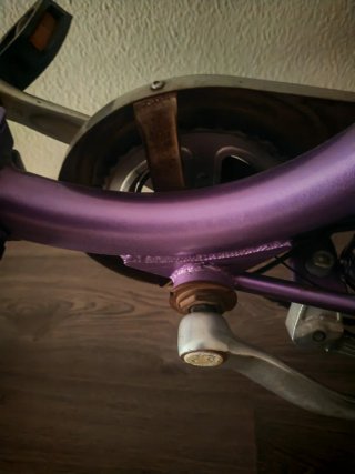 Bicicleta Plegable Cinzia Morada