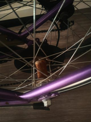 Bicicleta Plegable Cinzia Morada
