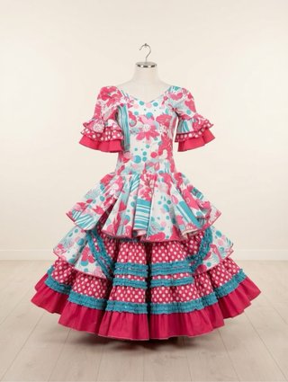 463 Vestido Flamenca 6 años