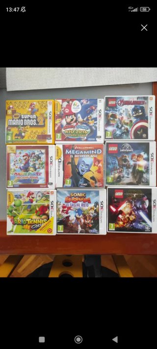 Lote 9 Juegos Nintendo DS
