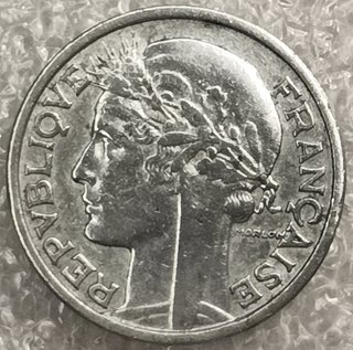 Moneda 2 Francs 1947 Francia - Morlon - Marianne
