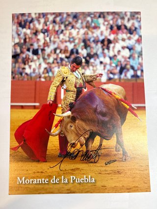 Foto Firmada Morante de la Puebla