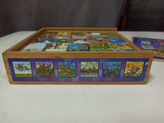 Puzzle de Cubos de Madera Takolo, Pirritx y Porrot
