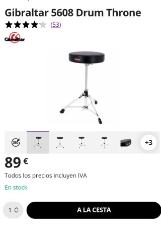 Taburete de Batería Gibraltar 5608