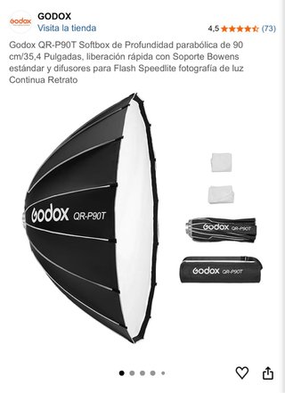 Kit iluminación LED Yongnuo LUX100 + Godox Softbox