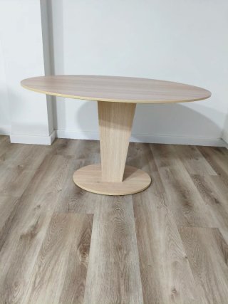 Mesa de Madera Ovalada de altura 55