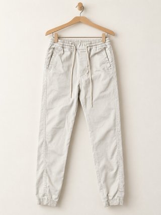 Pantalón jogger Pull&Bear beige claro talla XS