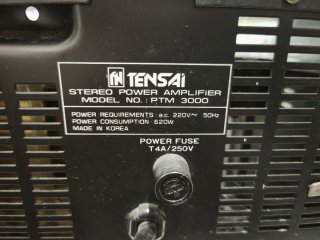 Amplificador Stereo TENSAI con Vúmetros