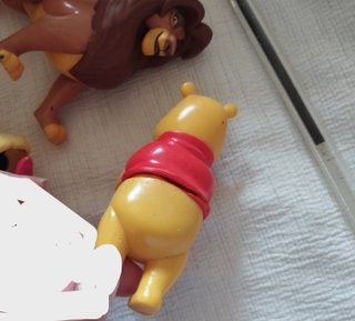 lote figuras y muñecos disney mickey cruella bambi