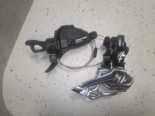 Desviador Shimano XT y Mando Deore