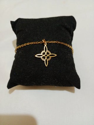 Pulsera Nudo de Brujas Dorada