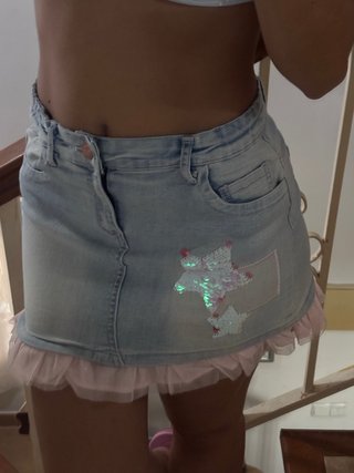 Falda vaquera Desigual niña