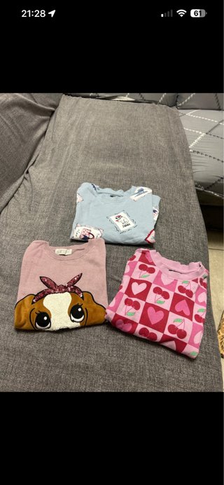3 Felpe bambina