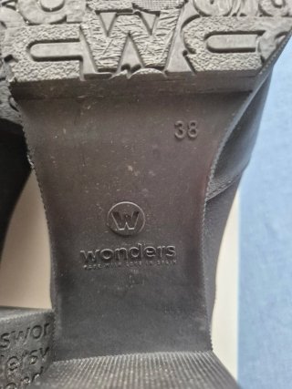 Zapatos Wonders Negros Mujer Talla 38