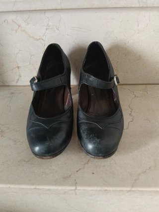 Zapatos de Flamenco Gallardo Negros