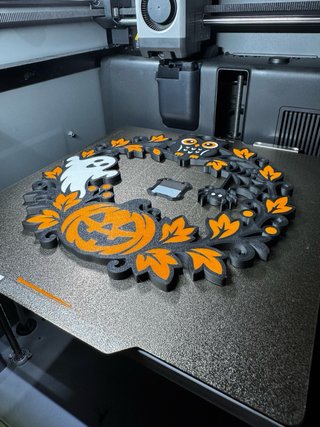 Corona decorativa 3D · Especial Halloween!
