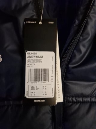 Giaccone Adidas Juventus Blu