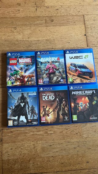 Pack 6 Juegos PS4