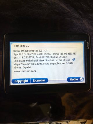 GPS TomTom GO LIVE 825 Europe